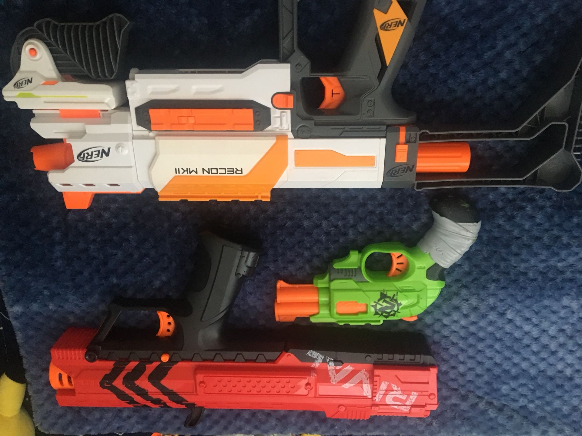 3 nerf guns