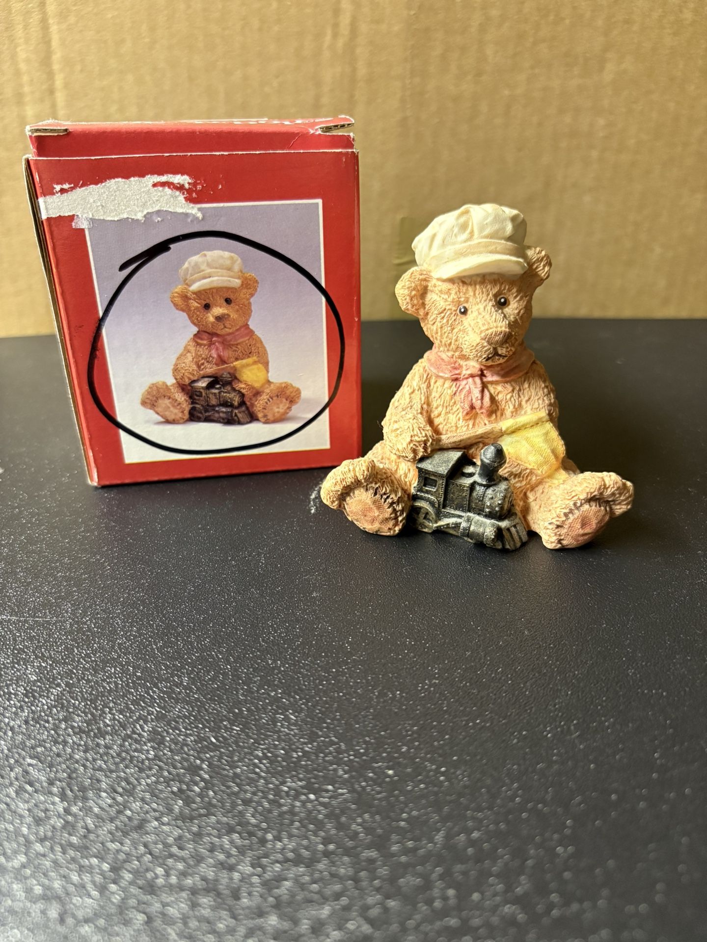 Locomotive Luke Teddy Bear Collective Figurine Take Me Home Teddies