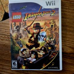 Wii LEGO Indiana Jones 2 Game. Complete With Manual
