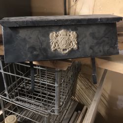vintage wall-mounted mailbox