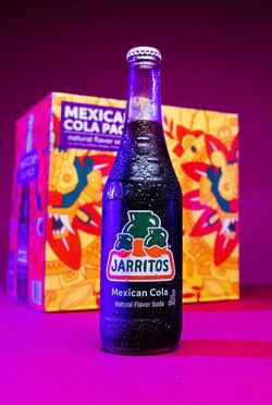 Jarritos Mexican Cola Soda, 12.5 fl oz (370ml) Glass Bottle, 12 Pack