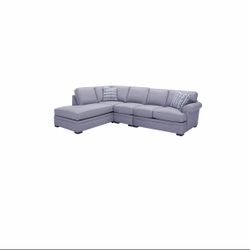 *Free Shipping* Raymore & Flanigan Light Blue Granger 3-Pc Sectional - SHIPPED
