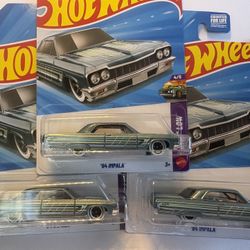 Hot Wheels 🛞’64 Impala (each) 