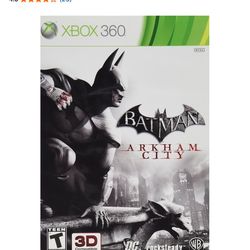 XBOX 360 Game, Batman Arkham City 3D Compatible, Beand new in wrapper, sealed, $15