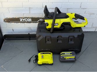 40V HP Brushless 20 in. Battery Chainsaw with 8.0 Ah Battery and Charger