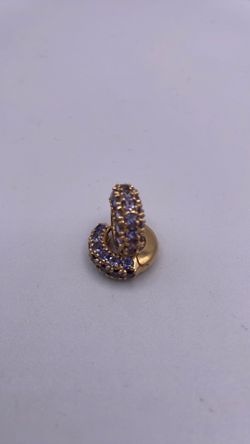Gold earrings 14 k