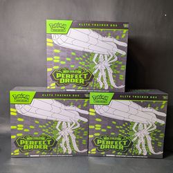 [SEALED] Pokemon Perfect Order ETBs