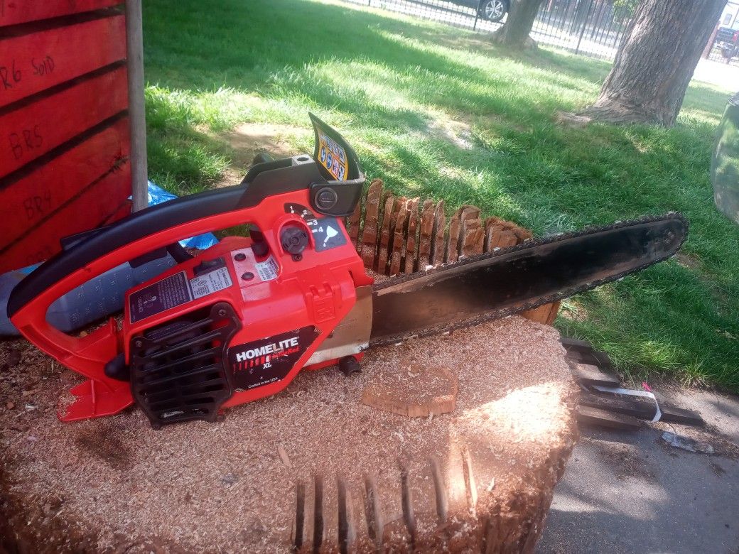 Chainsaw Homelite Top Handle Just Serviced for Sale in Carmichael, CA