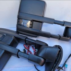 03-06 Chevrolet Silverado Avalanche Suburban Tahoe Gmc Sierra Yukon Escalade Towing Mirrors Espejos Retrovisores Chevy 
