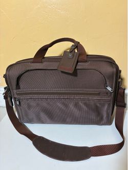 Tumi Ballistic Nylon Carry-on Travel Case Suit Commuter Bag Brown