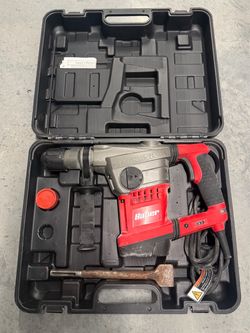 Bauer 10-Amp 1-1/8” SDS-Plus Rotary Hammer Drill + Case