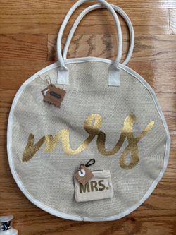 MRS Tote & Change Purse Set
