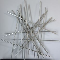 Metal abstract wall decor