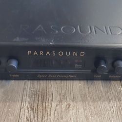 Parasound Zpre2 Two Channel Zone Preamplifier