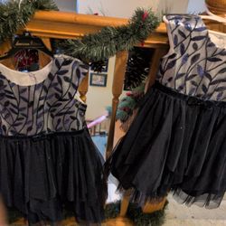 Girls Fancy Dresses, Sizes 4T & 6