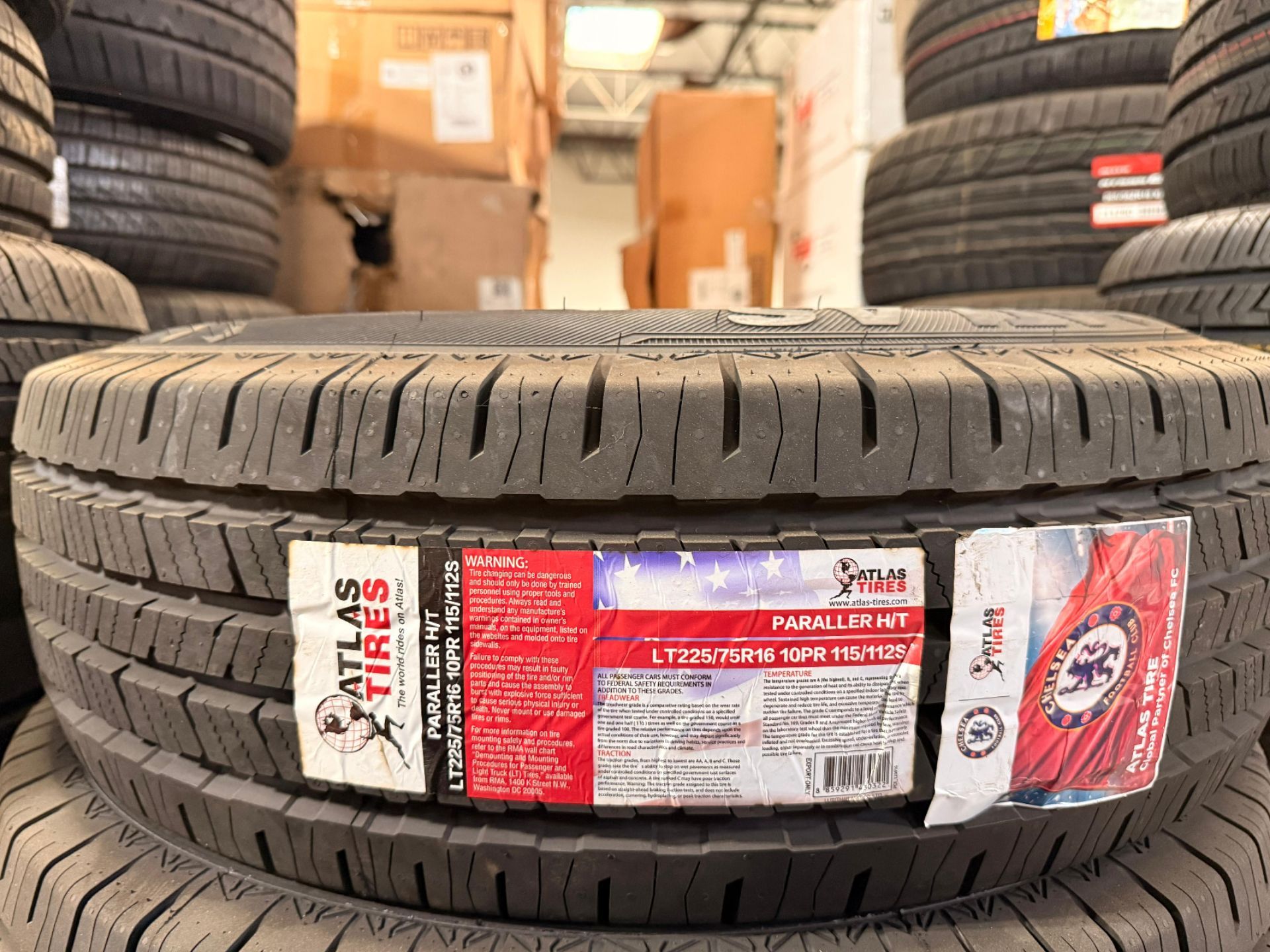 New Tires LT 225/75R16 Atlas HT 10ply LRE $97 each