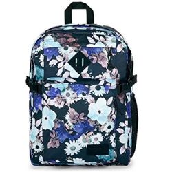 JanSport Main Campus Student Backpack - School, Travel, or Work Bookbag w 15-Inch Laptop Sleeve and Dual Water Bottle Pockets, Focal Floral