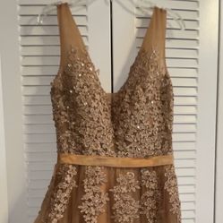 Light Brown Prom Dress 