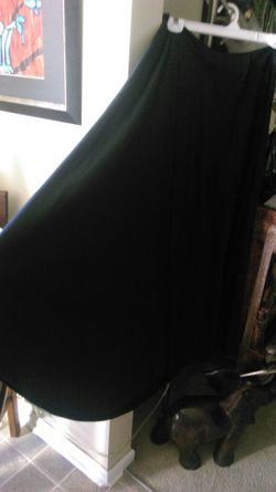 Halloween costume black skirt cape