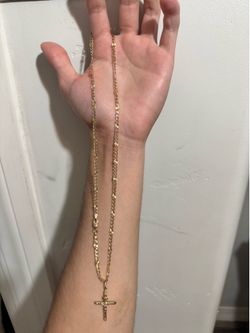 14k gold chain & pendant