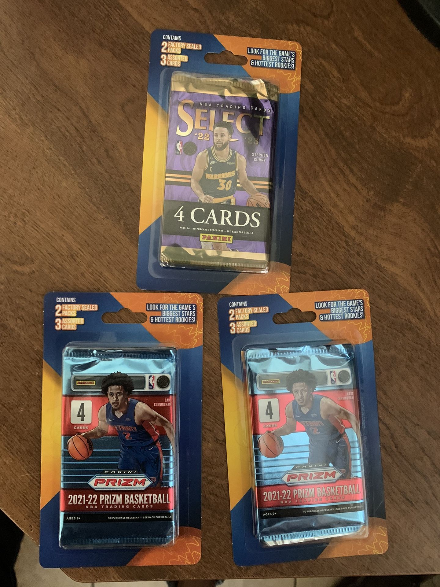 Pan in Prizm 2021-2023 Basketball Card Pack Lot