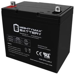 Mighty Max Battery 12V 55Ah Deep Cycle Power  