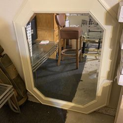 48” x 38” Wall Mirror Ready To Hang ( Trop & Decatur 