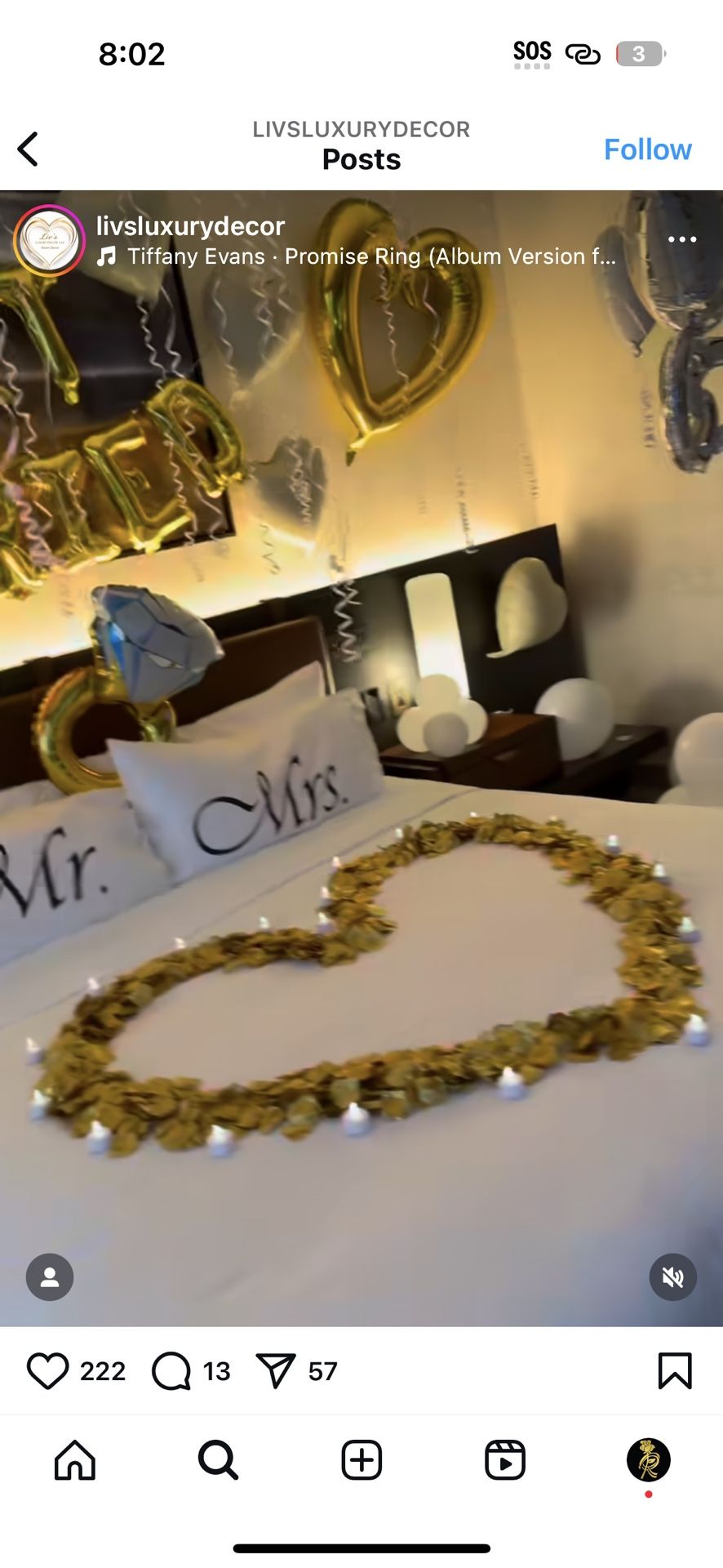 Marriage Romantic Room Decor 