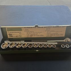 17 Piece 1/2 inch Drive Socket Wrench Set