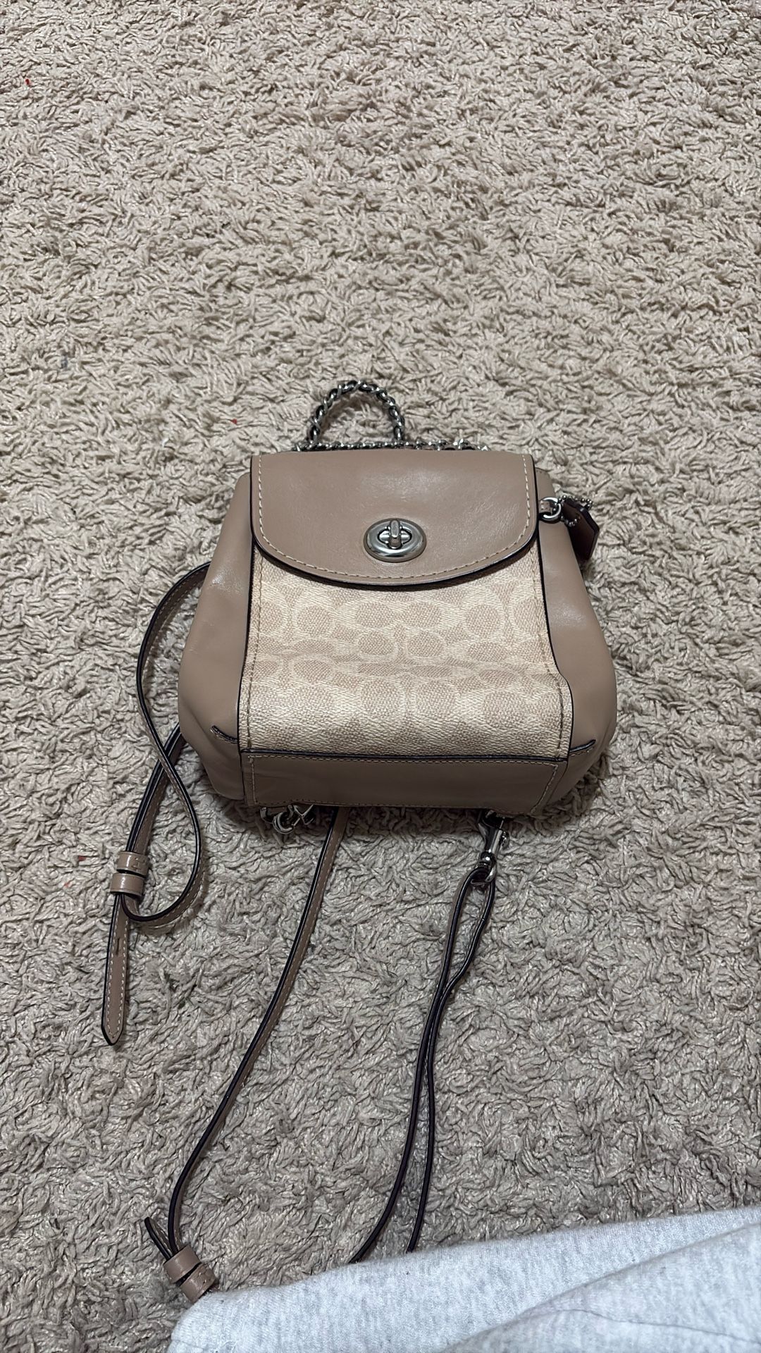 Mini Coach Backpack/Shoulder Bag