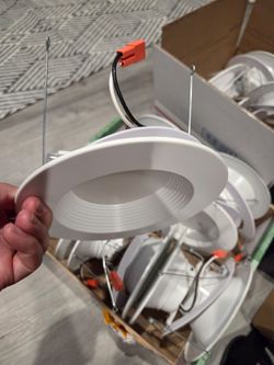 14x 6" LED Recessed Retrofit Downlights – 15W, 5CCT Selectable, CRI90+
