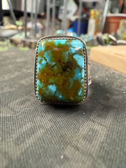 Kingman turquoise ring