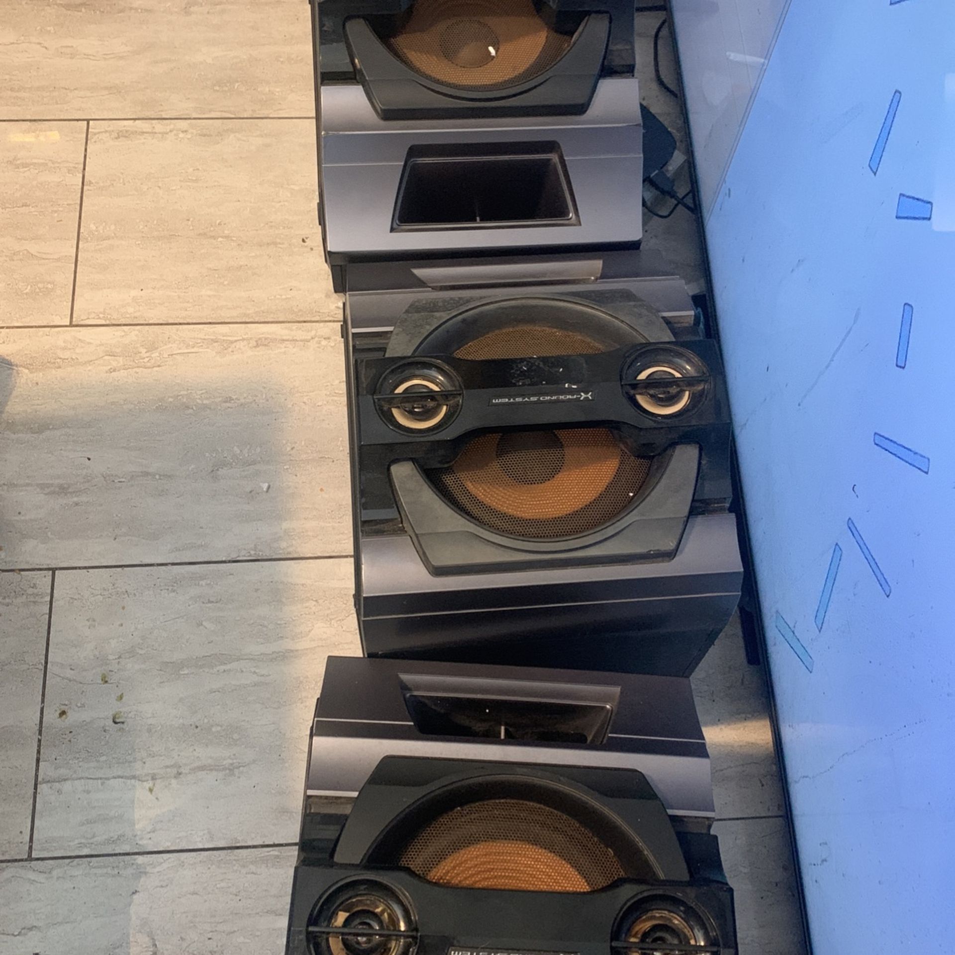 Sony x sale round system speakers