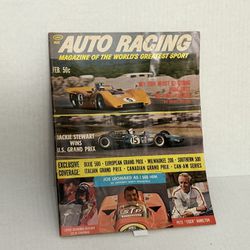 Auto Racing Magazine February 1969 Vintage Car Magazine