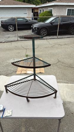 3 tier plant stand older