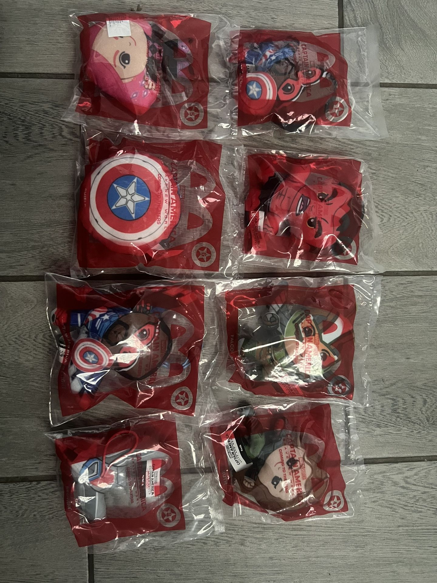 McDonald’s Captain America Brave New World Toys