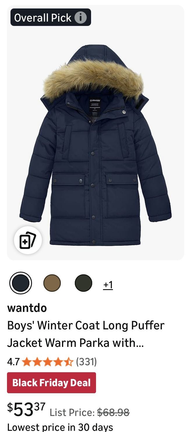 Boys Puffer Jacket 