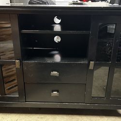 Black entertainment center