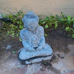 Carved Solid Rock Statue