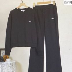 Alo Crew Neck And Hoodie Sweatsuits Xs S L XL