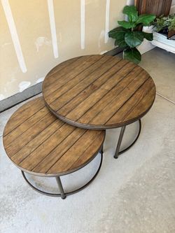 Solid wood coffee tables