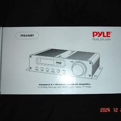 Pyle Bluetooth 100 Watt Home Audio Amplifier With FM Radio 📻