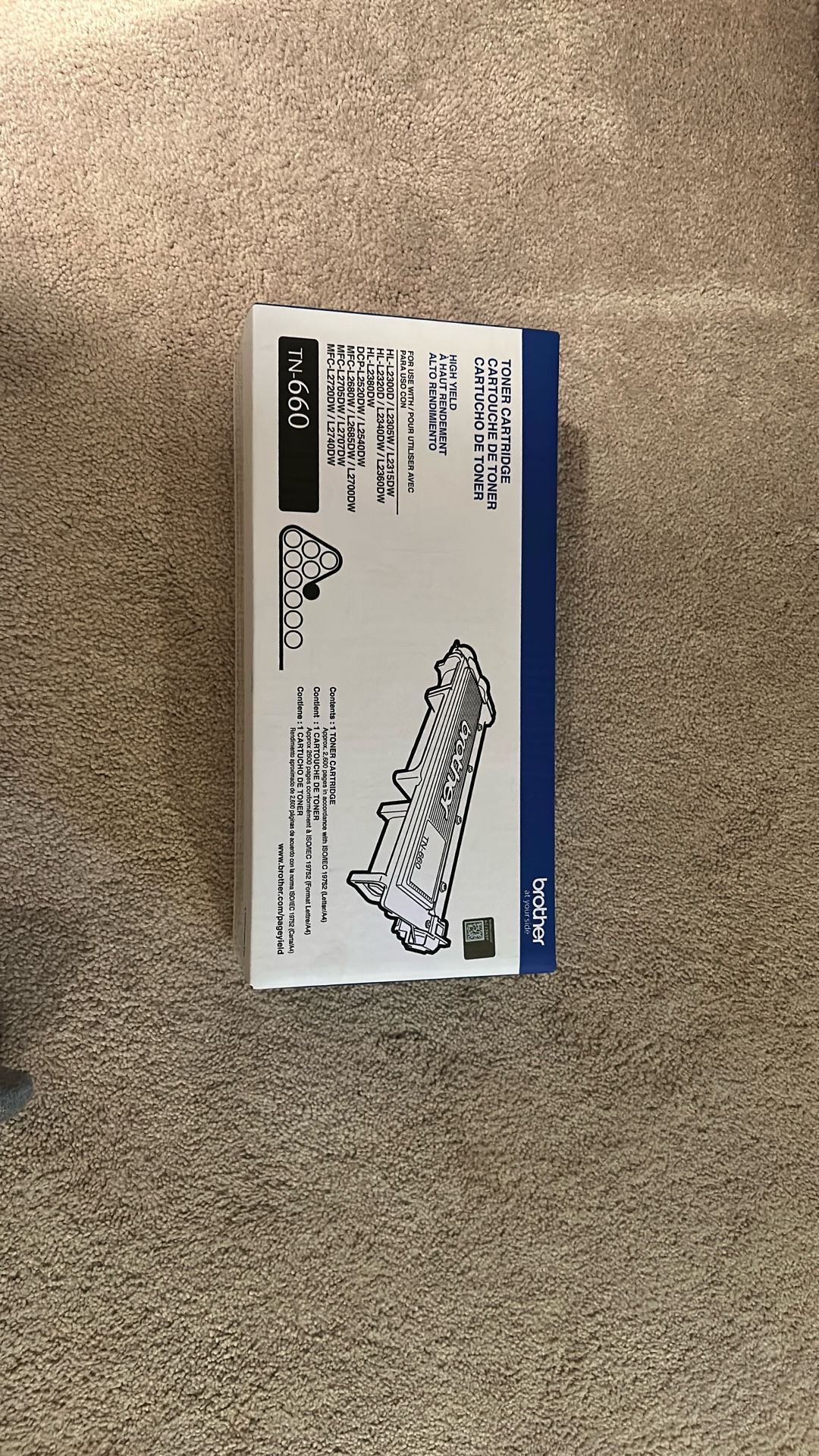 Brother To 660 Toner Cartridge