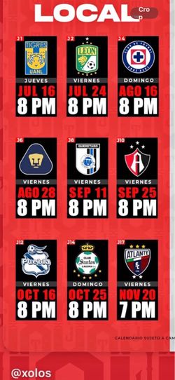 Xolos vs tigres zona sur