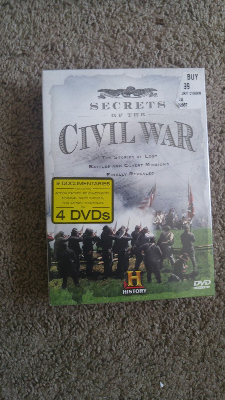 Secrets of the Civil War DVD set NEW