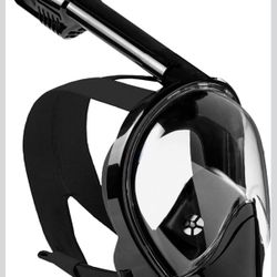 Snorkel Mask 180° Panoramic View By DIVELUX
