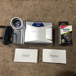 Sharp Viewcam VL-AH151 Video Camera Camcorder Hi8 Tape w/Charger x2 Batteries