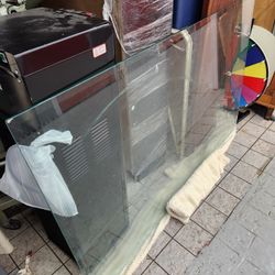 5' x 3' Beveled Glass Table Top - Fantastic Condition 