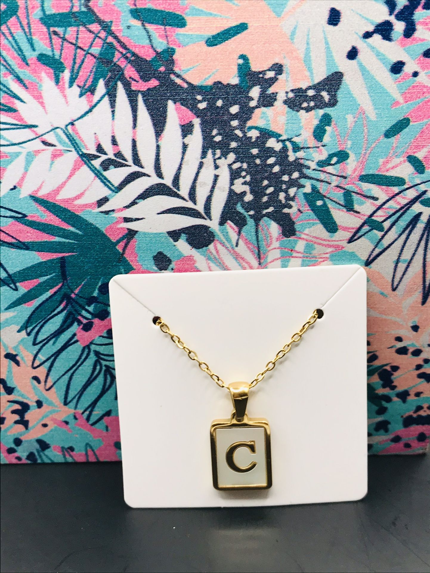 New Monogram Initial Necklace