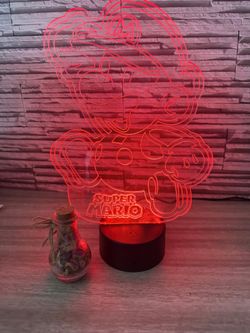 ✨Super Mario 3D LED Lamp | Custom Room Decor & Perfect for a Gift 🎁
